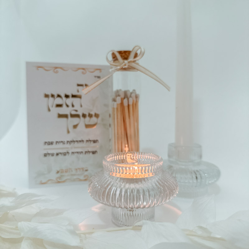 זוג פמוטי זכוכית קלאסיים