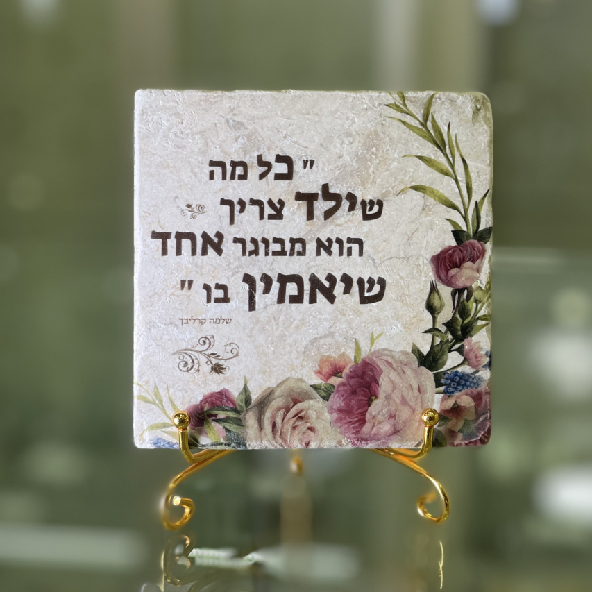 אריח כל מה שילד צריך 10/10