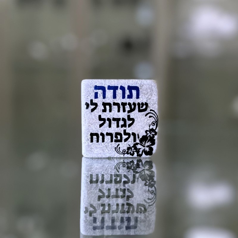 אריח 5/5 - תודה שעזרת לי לגדול ולפרוח