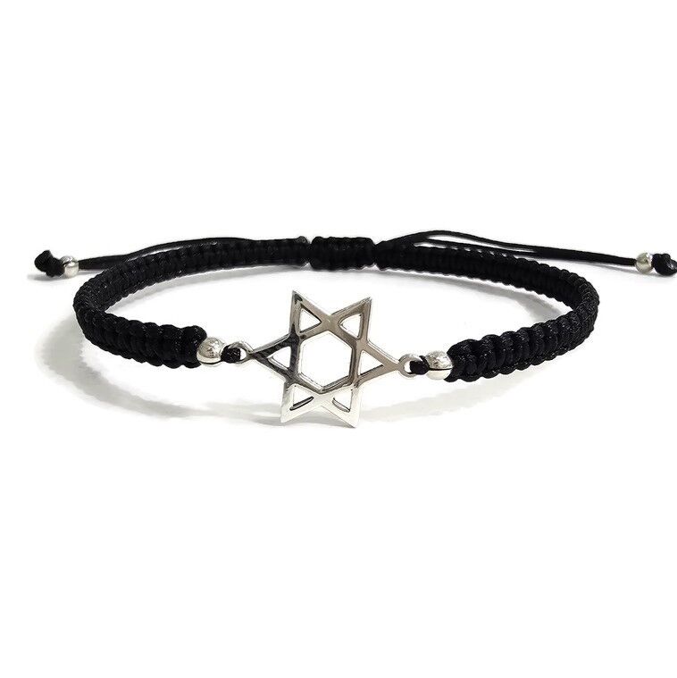 צמיד קשרים מגן דוד צמיד קשרים מגן דוד