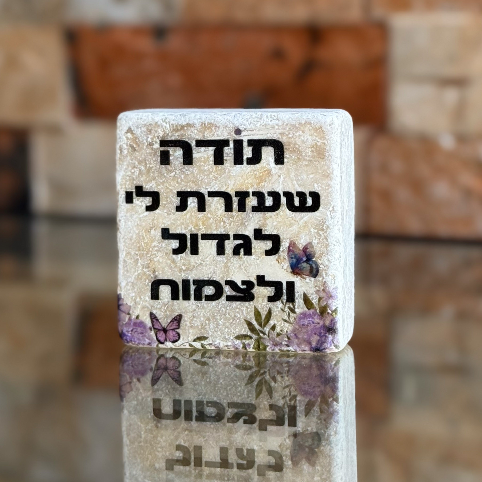 אריח 5/5 - תודה שעזרת לי לגדול ולצמוח פרפרים