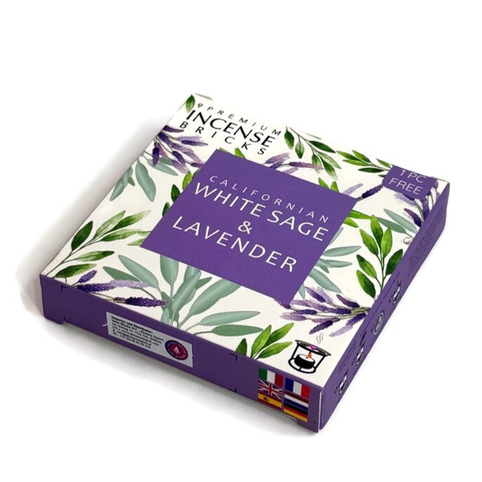 לבני קטורת California White Sage & Lavender – מרווה לבנה ולבנדר