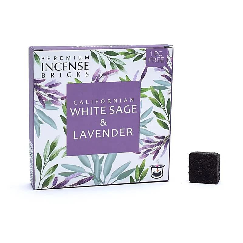 לבני קטורת California White Sage & Lavender – מרווה לבנה ולבנדר